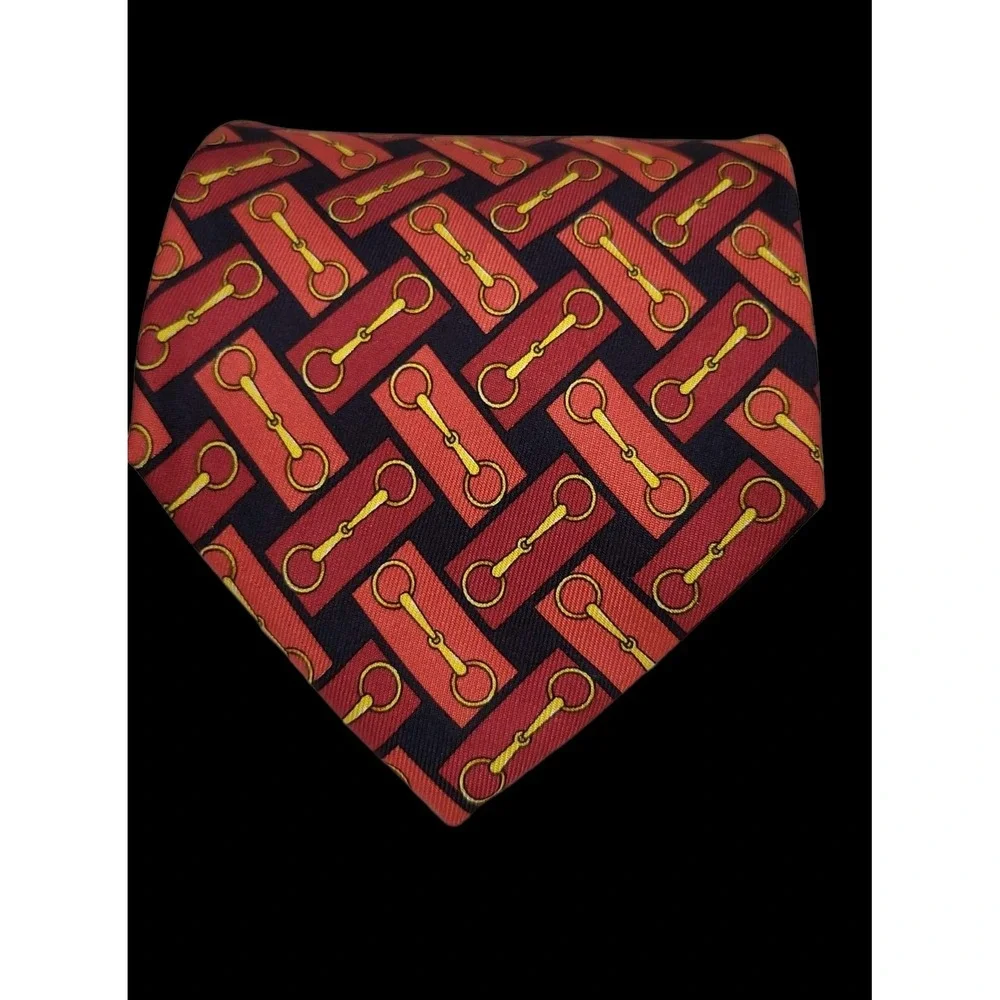 Authentic Gucci‎ 100% Silk Made in Italy Tie